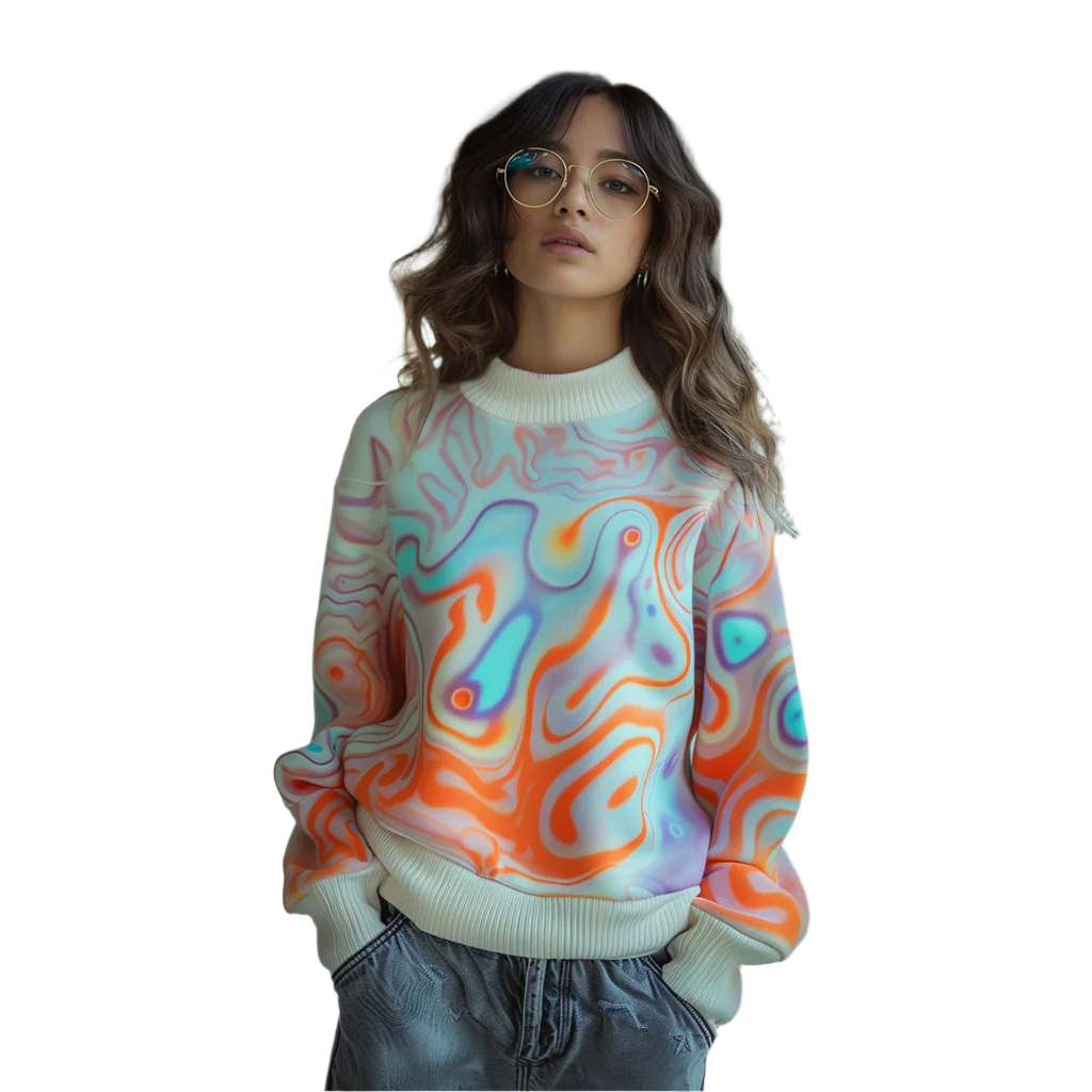 Liquid Flow Crewneck