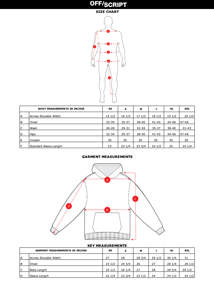 Off/Script Hoodie
