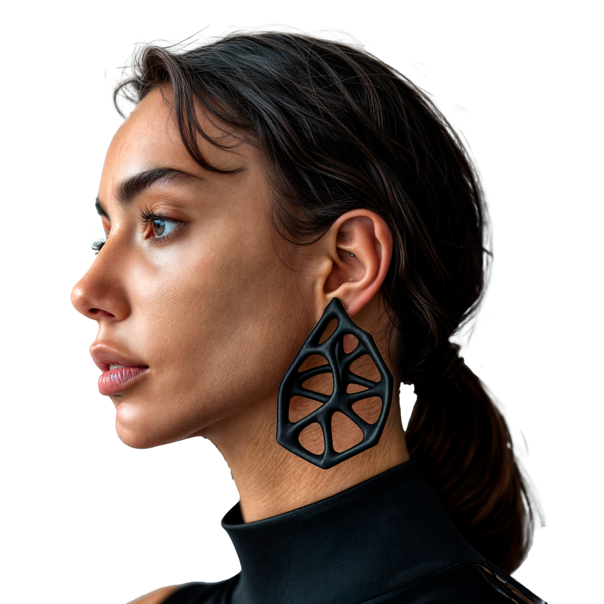 Polygonal Tears - 3D Printed Earrings